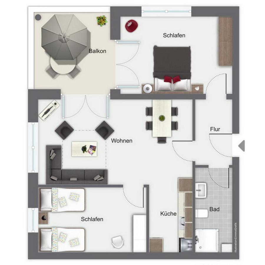 Duenenblick Wohnung 43 Больтенхаген Экстерьер фото